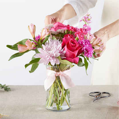 Pink Ribbon - A Florist Original –  Flowers By Mayra Inc, Freeport NY