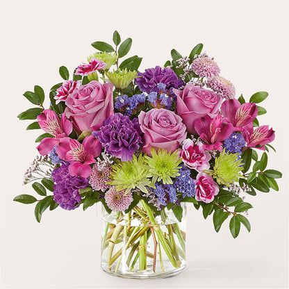 Glass Half Full Bouquet –  Flowers By Mayra Inc, Freeport NY