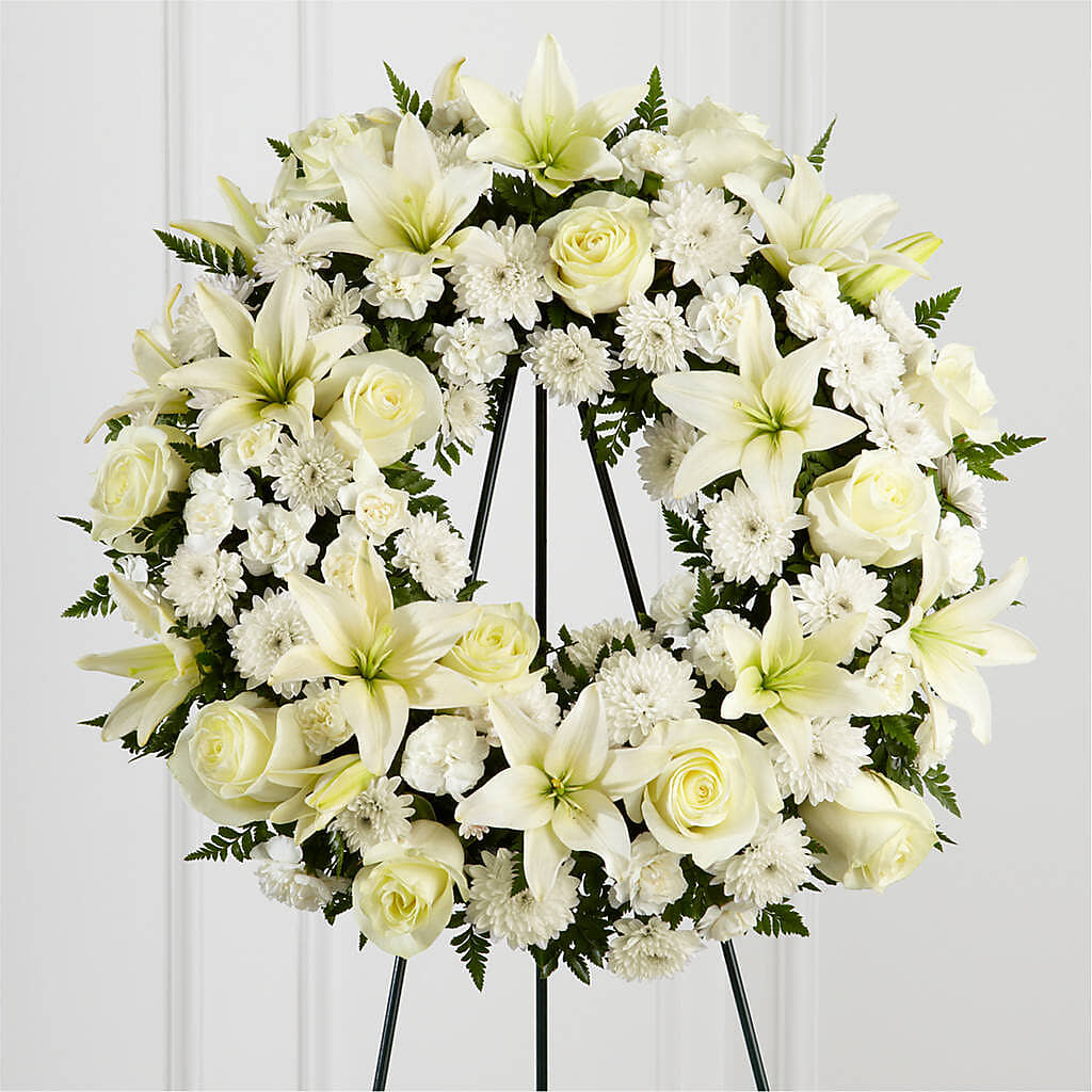 Treasured Tribute Wreath –  Flowers By Mayra Inc, Freeport NY