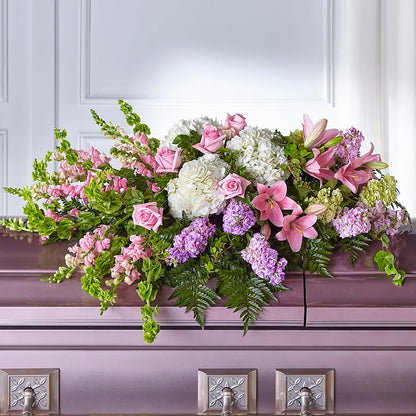 Life's Gratitude Casket Spray –  Flowers By Mayra Inc, Freeport NY