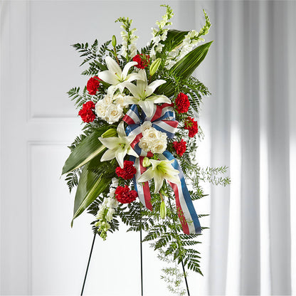Stars of Life Standing Spray –  Flowers By Mayra Inc, Freeport NY
