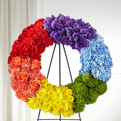 Circle of Love Wreath –  Flowers By Mayra Inc, Freeport NY