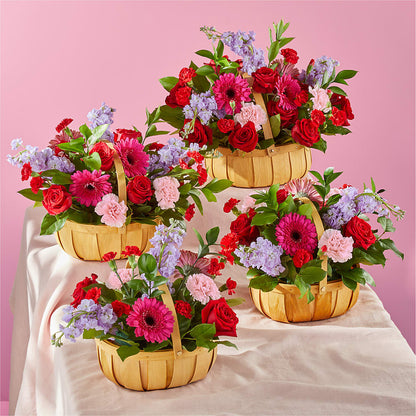 Pink Picnic Basket –  Flowers By Mayra Inc, Freeport NY