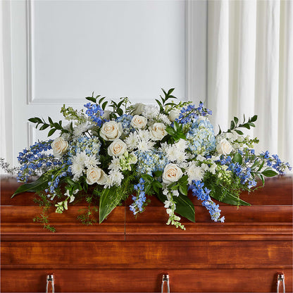 Timeless Essence Casket Spray –  Flowers By Mayra Inc, Freeport NY