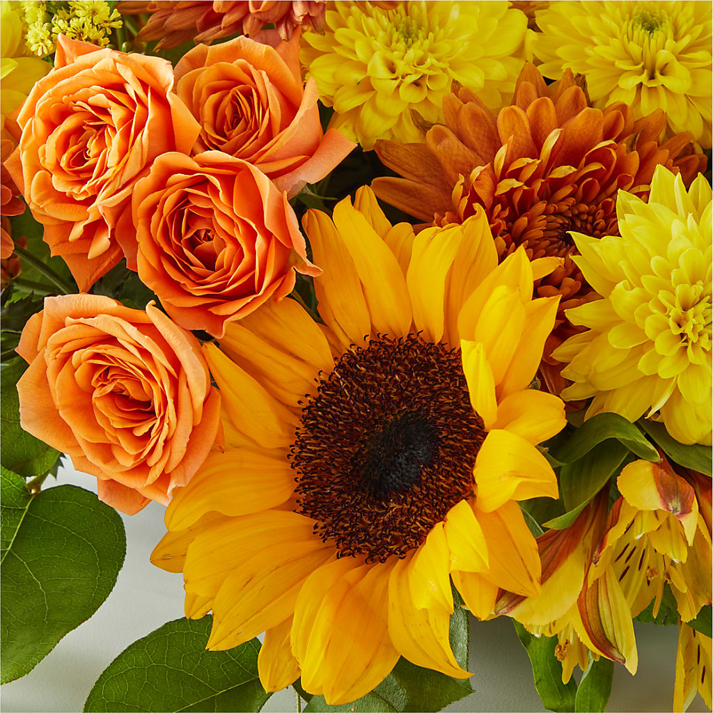 Autumn Harmony Centerpiece –  Flowers By Mayra Inc, Freeport NY