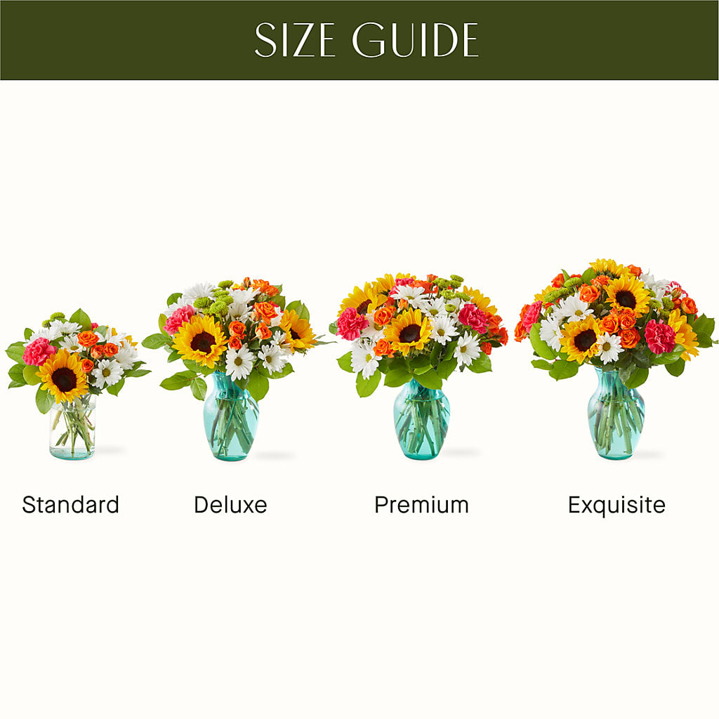 Sun-drenched Blooms Bouquet –  Flowers By Mayra Inc, Freeport NY