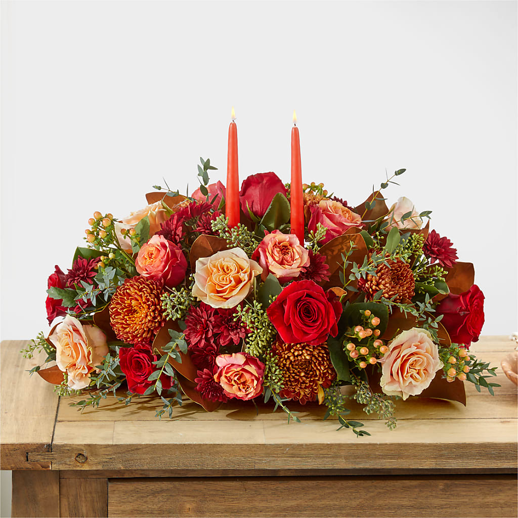 Gather Near Centerpiece –  Flowers By Mayra Inc, Freeport NY