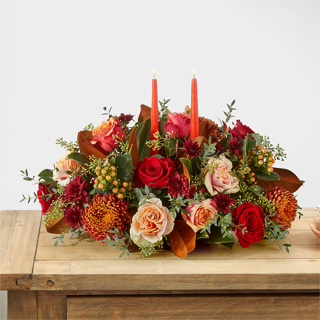 Gather Near Centerpiece –  Flowers By Mayra Inc, Freeport NY