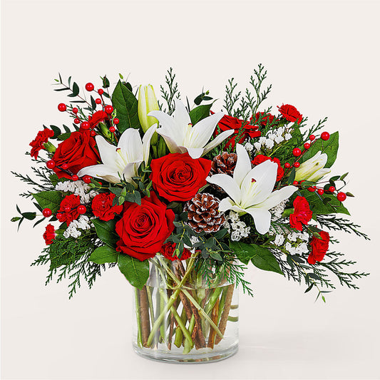 Best in Snow Bouquet –  Flowers By Mayra Inc, Freeport NY