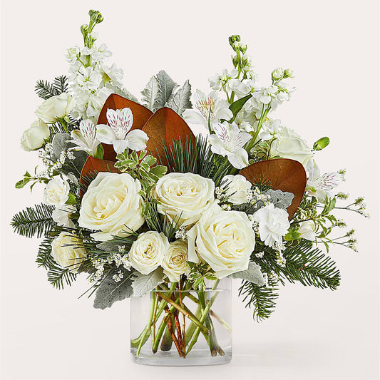 Fresh Snowfall Bouquet –  Flowers By Mayra Inc, Freeport NY