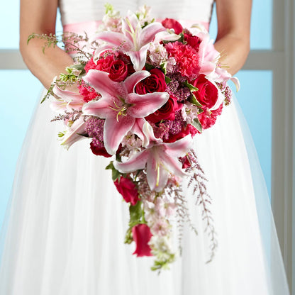 Lily & Rose Bouquet –  Flowers By Mayra Inc, Freeport NY