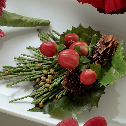 Red Berry Boutonniere –  Flowers By Mayra Inc, Freeport NY